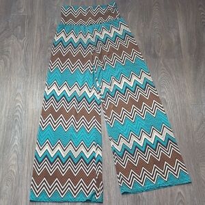 ❤️5/$25 Chevron Patterned Wide-Leg Pants